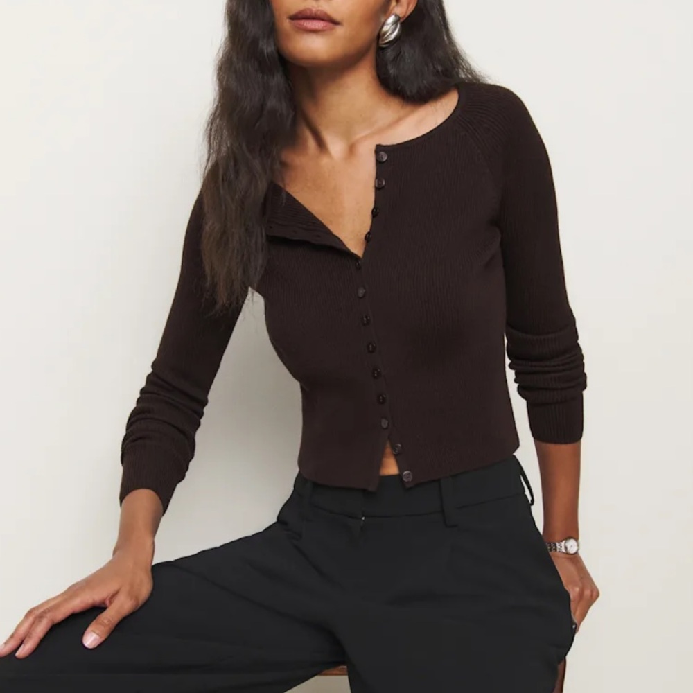 Reformation Meadow Regenerative Merino Cardigan